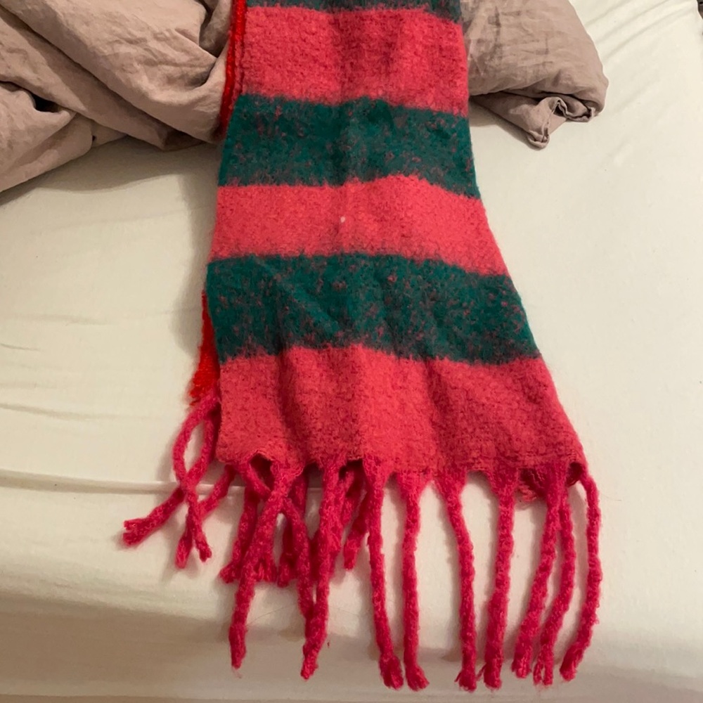 Asos color block chunky scarf